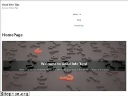 Sites similar to goodinfotips.com