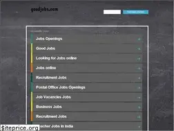 Sites similar to goodjobs.com