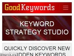 Sites similar to goodkeywords.com