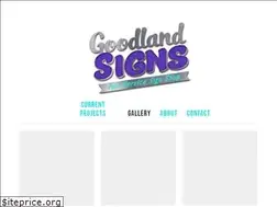 Sites similar to goodlandsigns.com