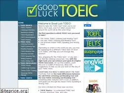 Sites similar to goodlucktoeic.com