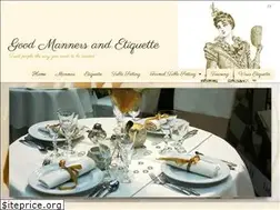 Sites similar to goodmannersandetiquette.com