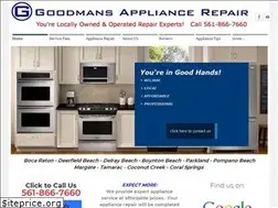 Sites similar to goodmansappliance.net