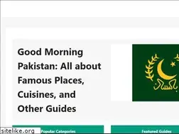 Sites similar to goodmorningpakistan.pk