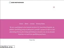 Sites similar to goodmotherhood.com