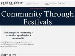 Sites similar to goodneighborfestivals.com