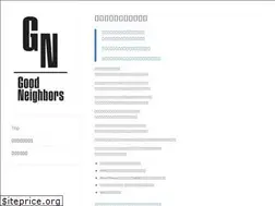Sites similar to goodneighbors.co