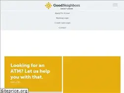 Sites similar to goodneighborscu.com