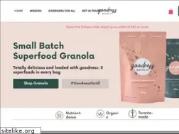 Sites similar to goodnessgranola.com