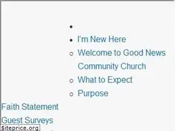 Sites similar to goodnewschurch.org