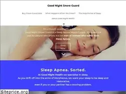 Sites similar to goodnightsnoreguard.com