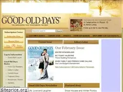 Sites similar to goodolddaysmagazine.com