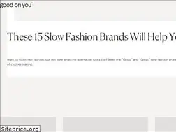 Sites similar to goodonyou.eco