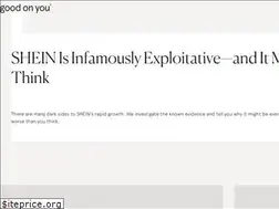 Sites similar to goodonyou.org.au