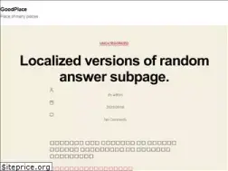 Sites similar to goodplace.eu