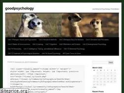 Sites similar to goodpsychology.wordpress.com
