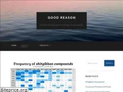 Sites similar to goodreasonblog.com