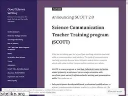 Sites similar to goodsciencewriting.com