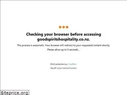 Sites similar to goodspiritshospitality.co.nz