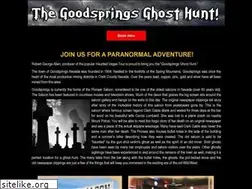 Sites similar to goodspringsghosthunt.com