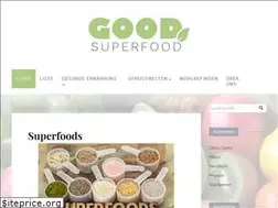Sites similar to goodsuperfood.net