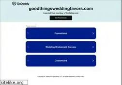 Sites similar to goodthingsweddingfavors.com