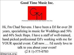 Sites similar to goodtimemusic.net