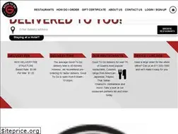 Sites similar to goodtogowedeliver.com