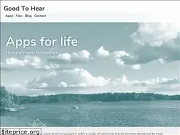 Sites similar to goodtohear.co.uk