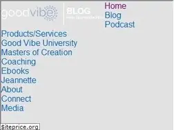 Sites similar to goodvibeblog.com