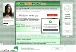 Sites similar to goodwebproxy.com