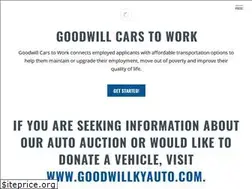 Sites similar to goodwillkycarstowork.org