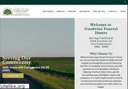 Sites similar to goodwinefuneralhomes.com