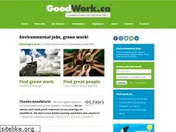 Sites similar to goodworkcanada.ca