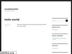 Sites similar to goodworksfka.com