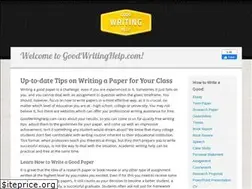 Sites similar to goodwritinghelp.com