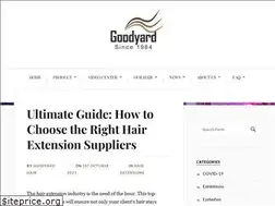 Sites similar to goodyardhairblog.com