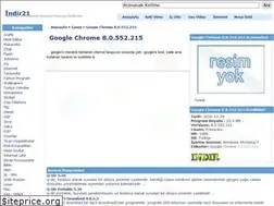 Sites similar to google-chrome-8-0-552-215-indir.indir21.com