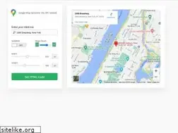 Sites similar to google-map-generator.com