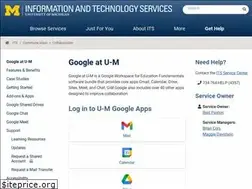 Sites similar to google.umich.edu
