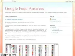 Sites similar to googlefeud.blogspot.com