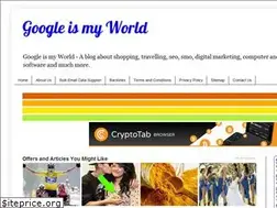 Sites similar to googleismyworld.blogspot.com