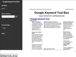 Sites similar to googlekeywordtool.com