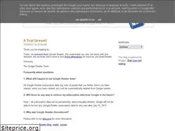 Sites similar to googlereader.blogspot.co.nz