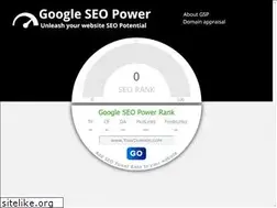 Sites similar to googleseopower.com