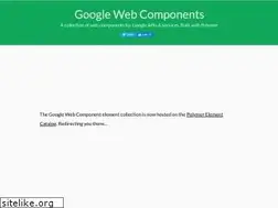 Sites similar to googlewebcomponents.github.io