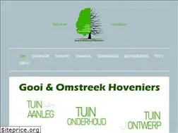 Sites similar to gooienomstreekhoveniers.nl