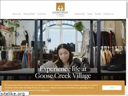 Sites similar to goosecreekvillage.com