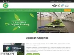Sites similar to gopalanorganics.com