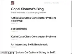 Sites similar to gopalkri.com